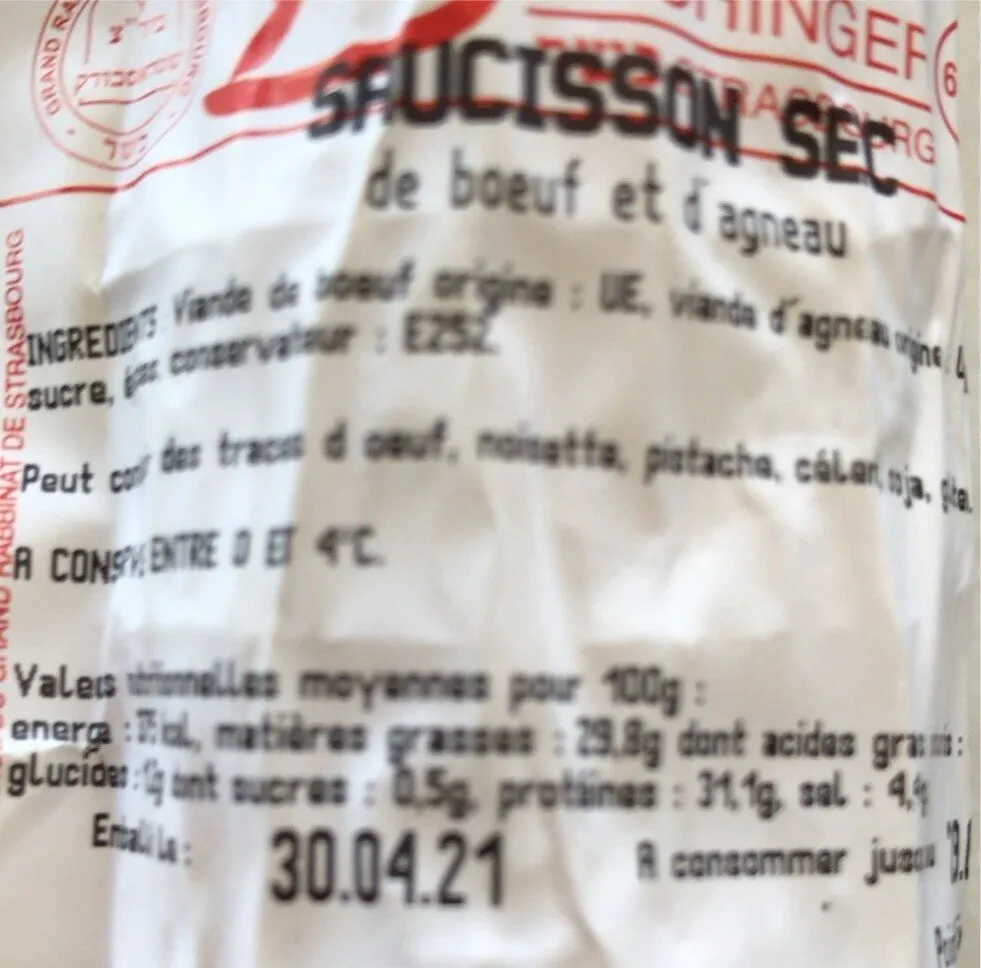Saucisson sec