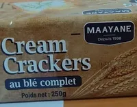 Cream Crackers , blé complet