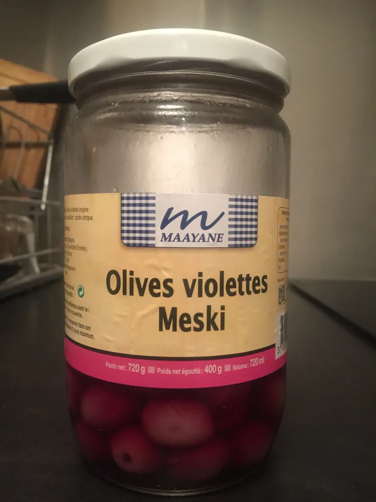 Olives violettes meski