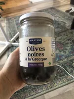 Olives noires à la grecque