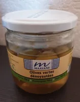 Olives vertes dénoyautées