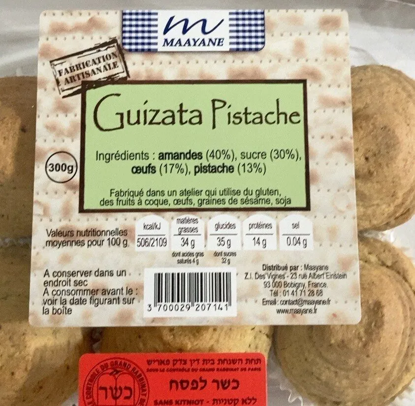 Guizada pistache