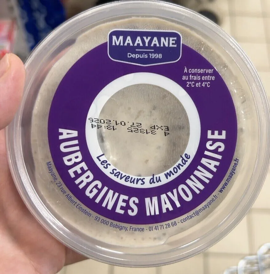 Aubergines mayonnaise