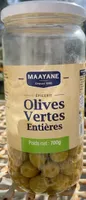 Olives vertes entières