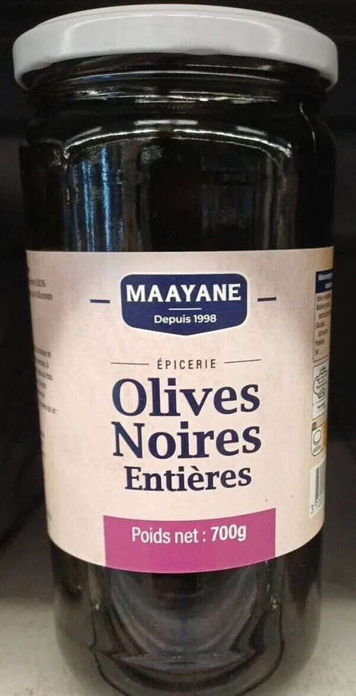 Olives noires entières
