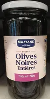 Olives noires entières