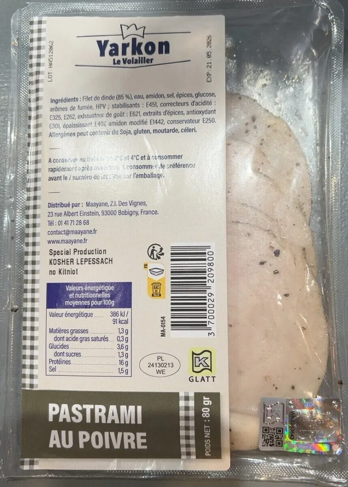 Pastrami poivre