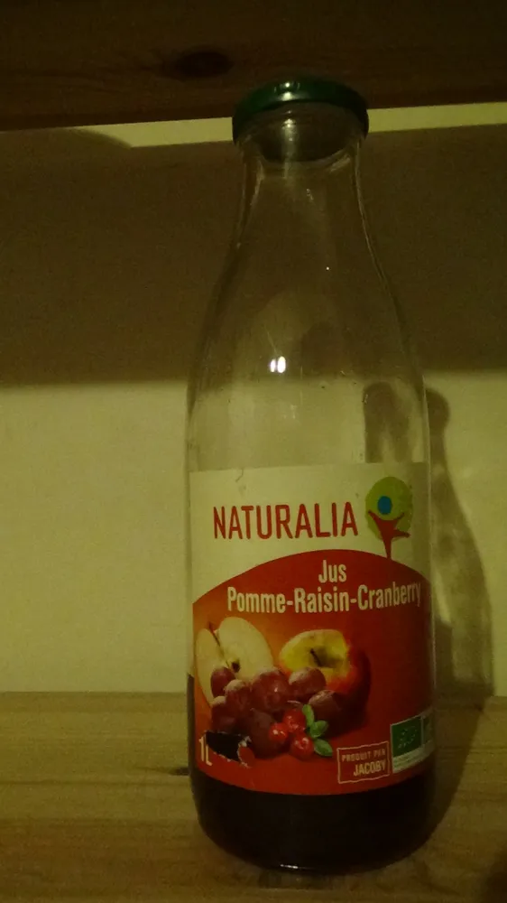 Jus Pomme-Raisin-Cranberry