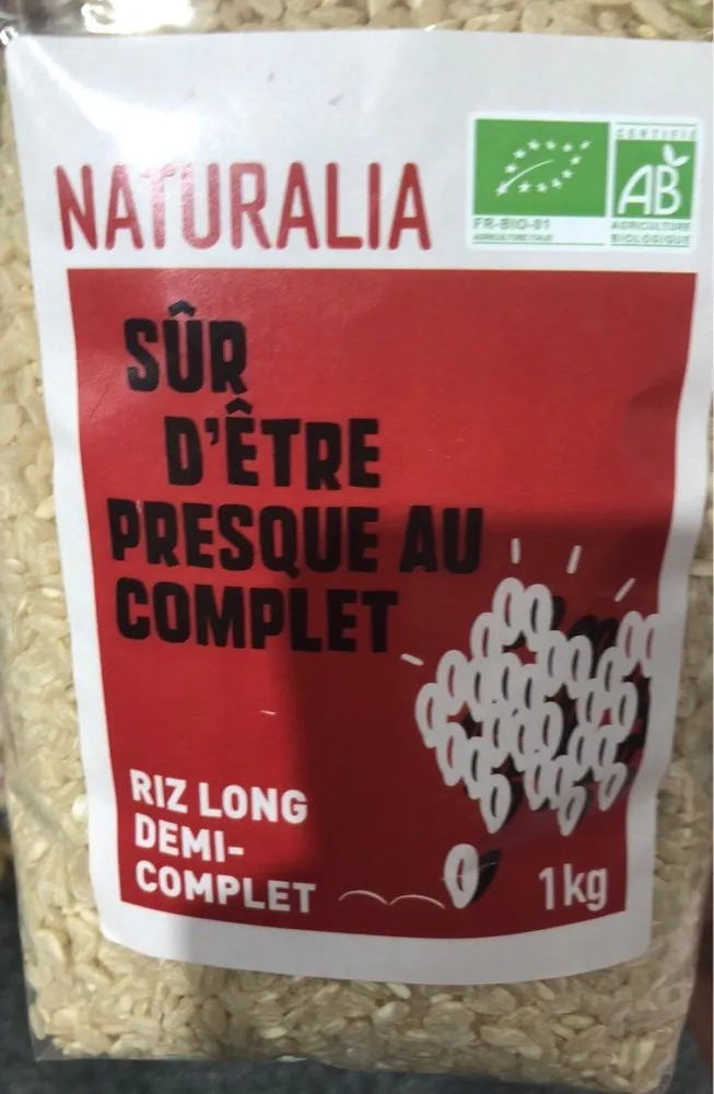 Riz Long Demi Complet