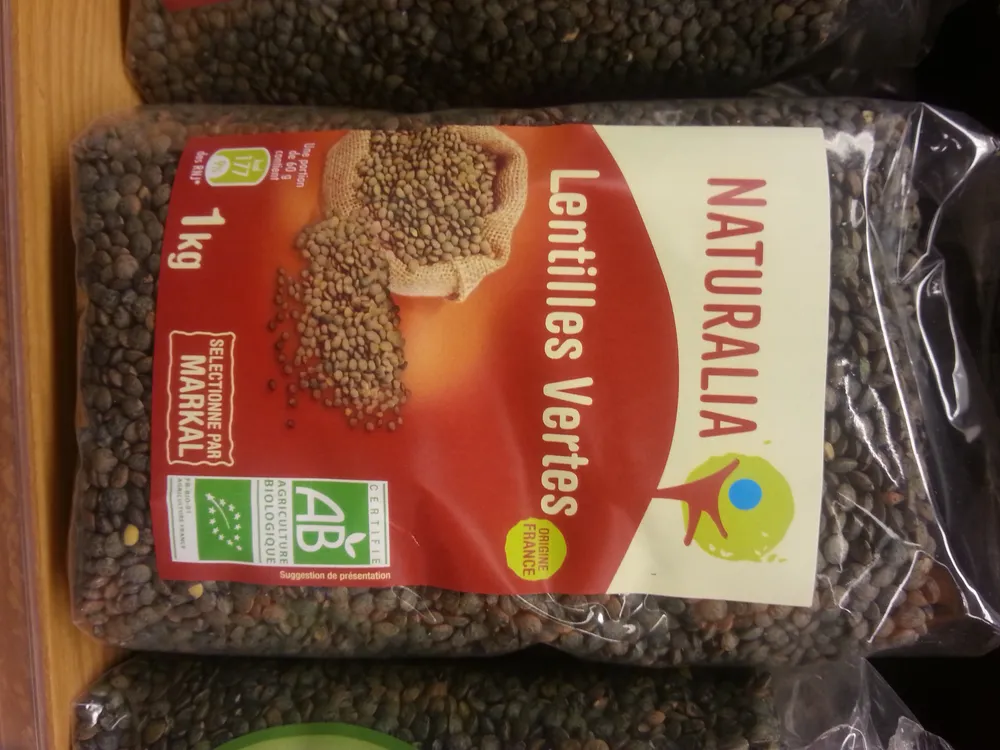 Lentilles vertes