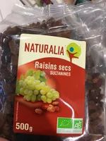 Raisins secs sultanines bio