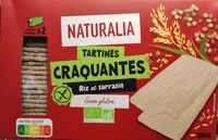 Tartines craquantes Riz et sarrasin sans gluten