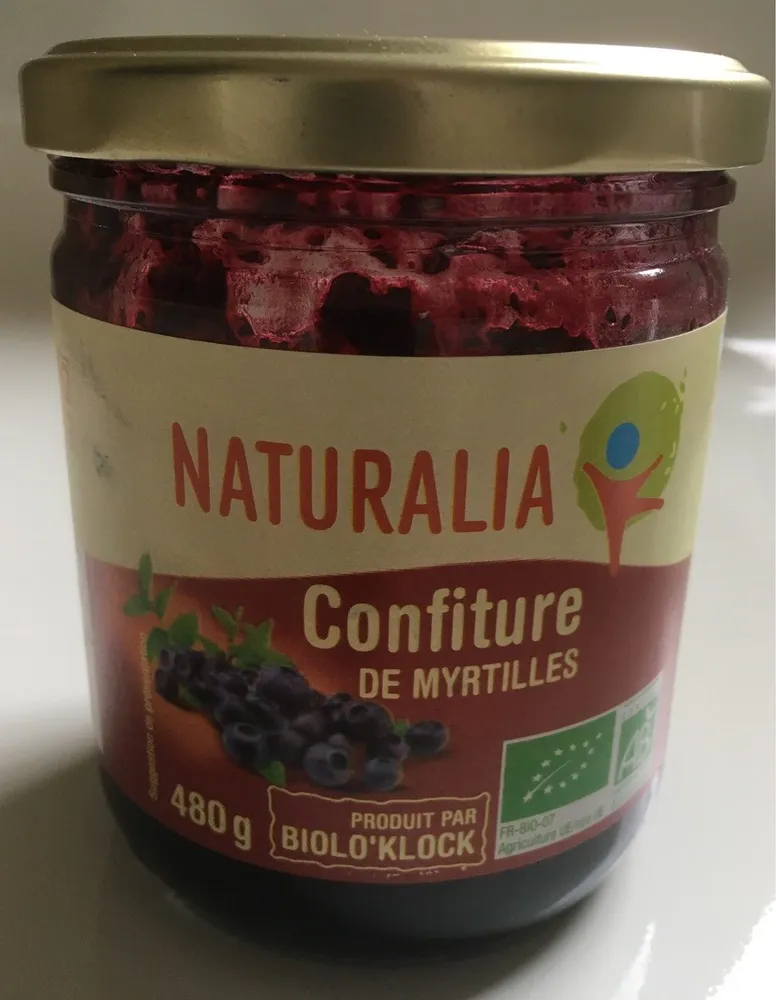 Confiture de myrtilles