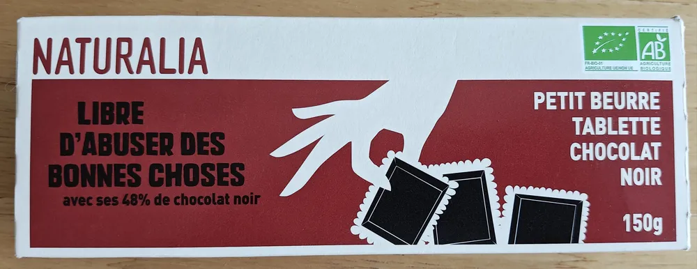 Petit beurre 48% de chocolat noir