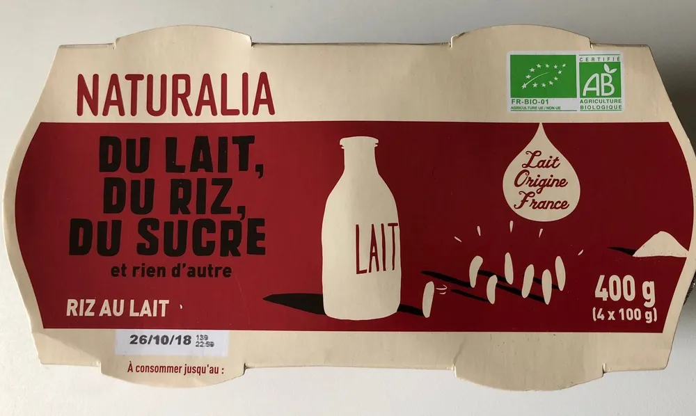 Riz au lait