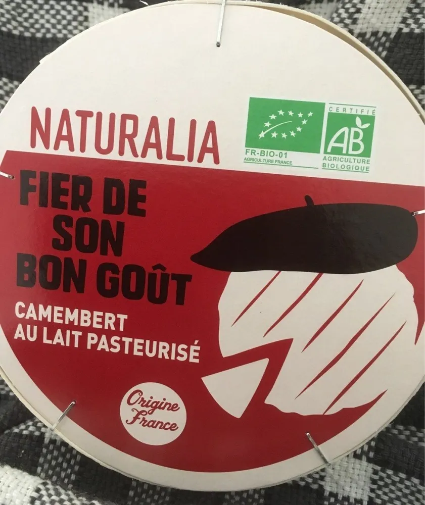 Camembert au lait pasteurisé