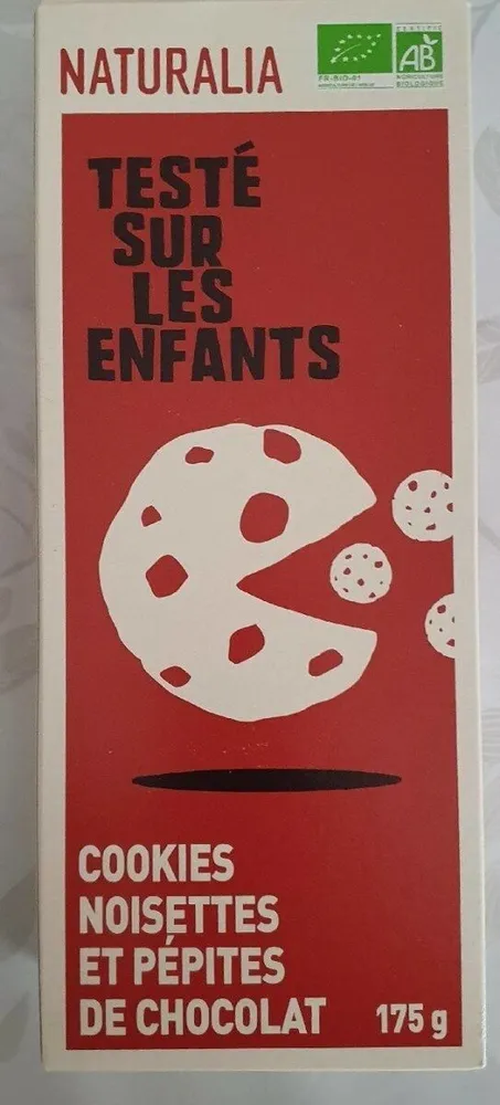 Cookies noisettes et pépites de chocolat