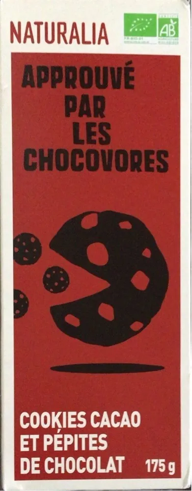 Cookies cacao et penpites de chocolat
