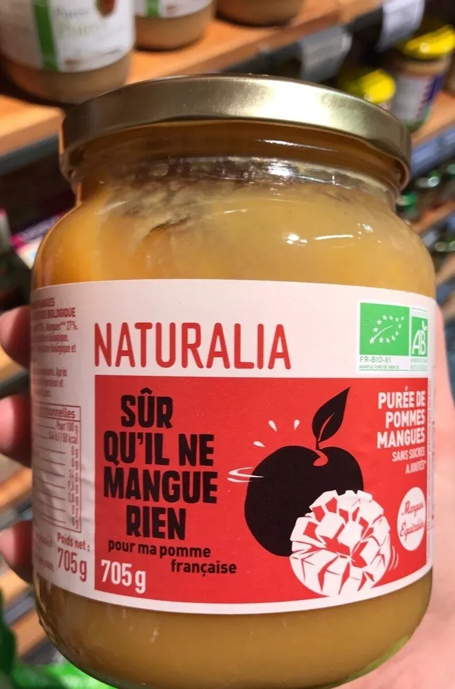 Purée de pommes mangues