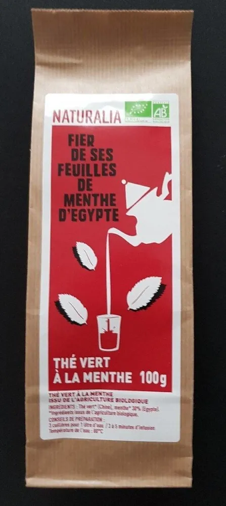 Thé vert à la menthe