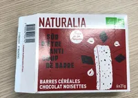 Barres céréales chocolat noisettes