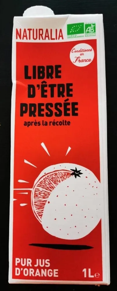 Pur jus d'orange