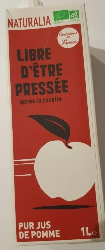 Libre d être pressée après récolte Pur jus de pomme