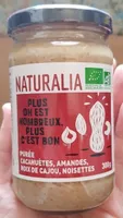 Purées cacahuètes, amandes, noix de cajou, noisettes