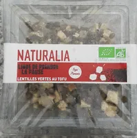 Lentilles vertes au tofu
