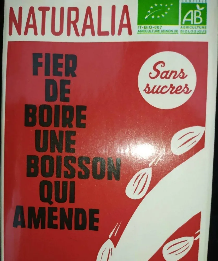 Boisson à l'amande