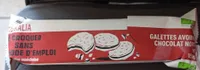 Galettes avoine chocolat noir