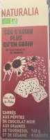 CARRÉS AUX PÉPITES DE CHOCOLAT NOIR AUX GRAINES DE TOURNESOL ET DE SÉSAME