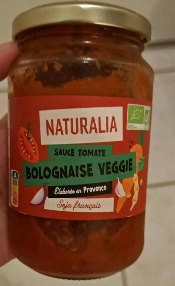 Souce tomate bolognaise veggie soja français