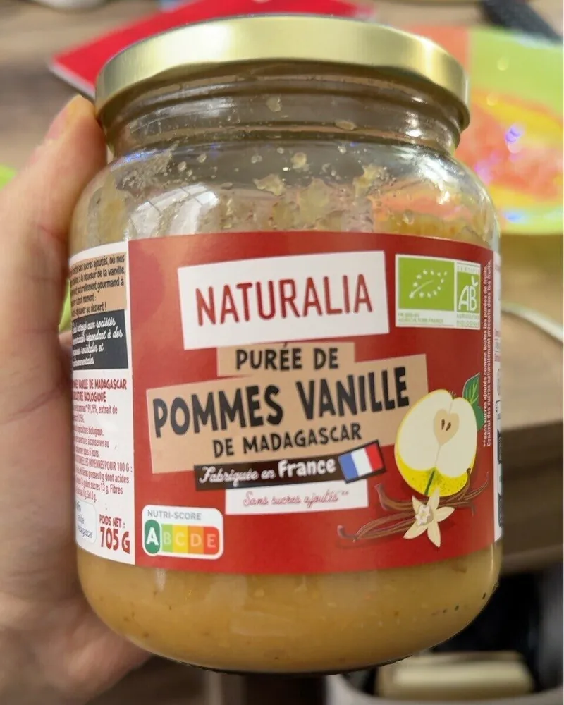 Purée de pomme vanille de Madagascar