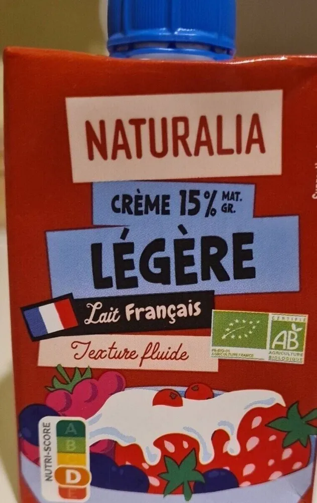 Crème légère 15%