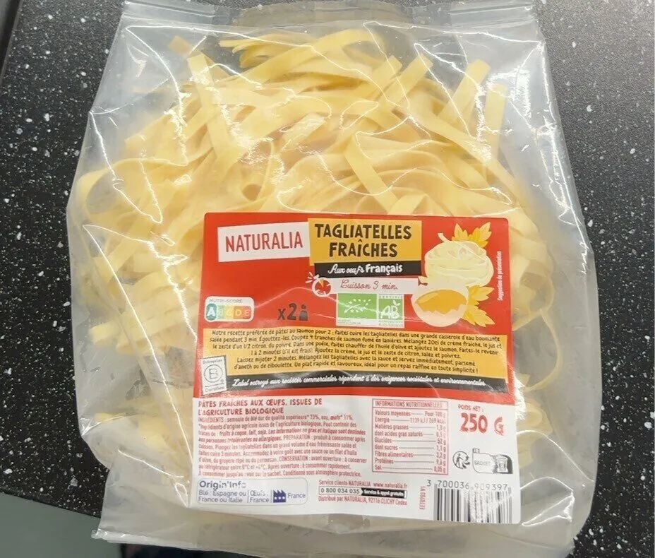TAGLIATELLES FRAÎCHES