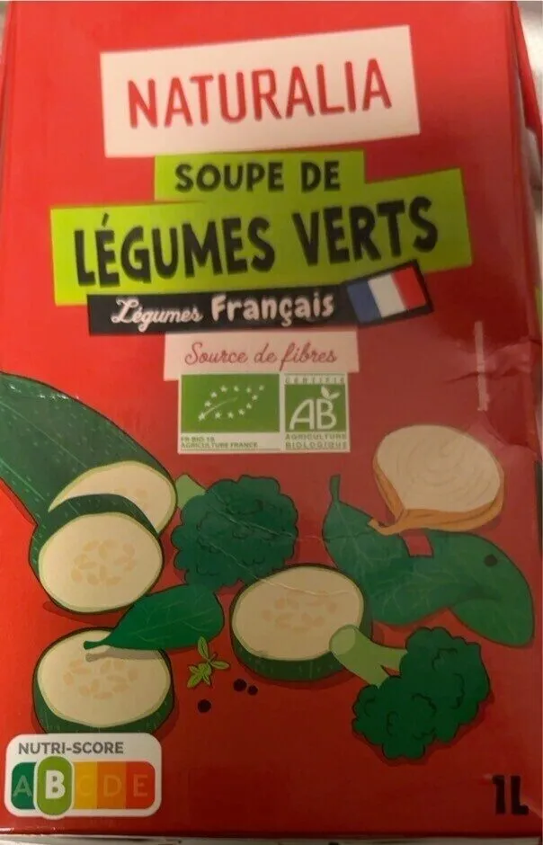 Soupe de légumes verts