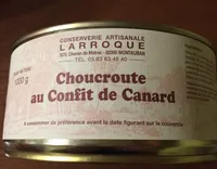 Choucroute au confit de canard