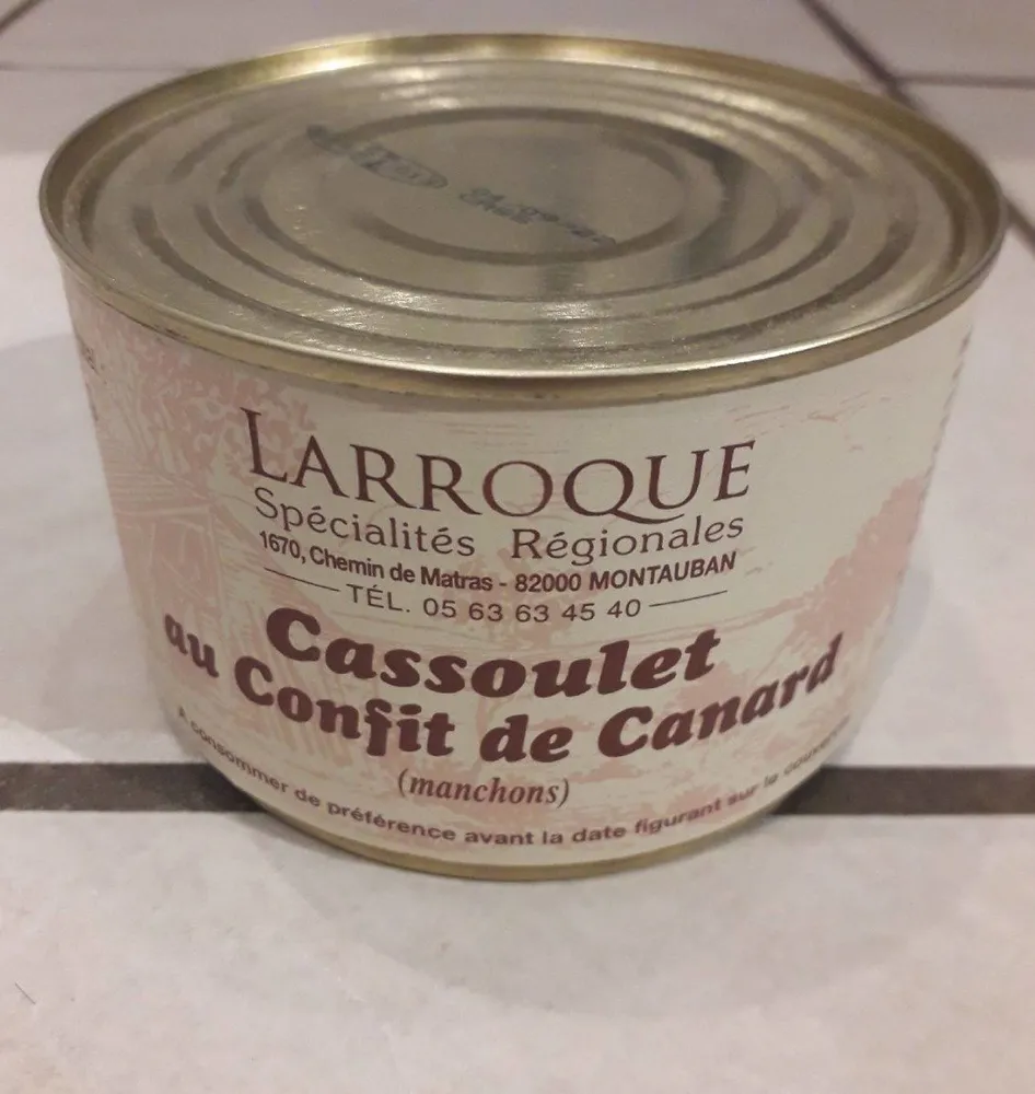 Cassoulet au confit de canard (manchons)