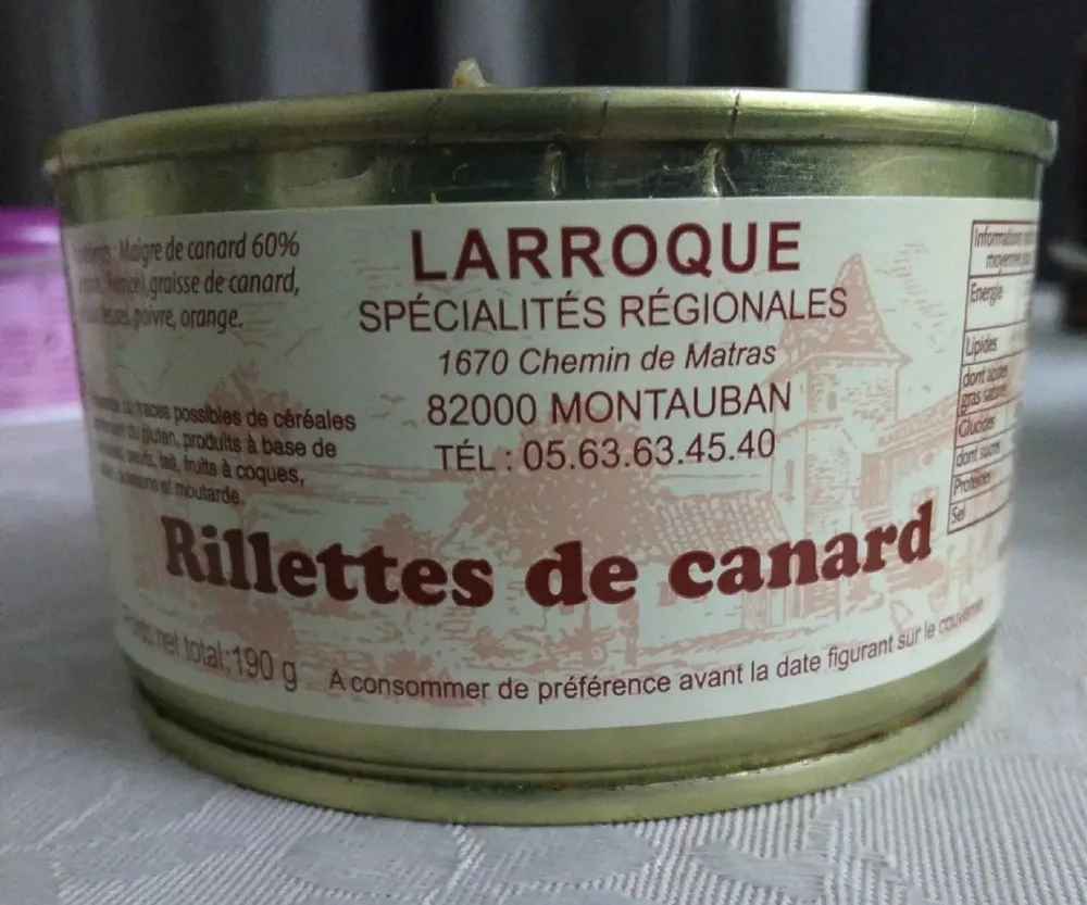 Rillettes de canard