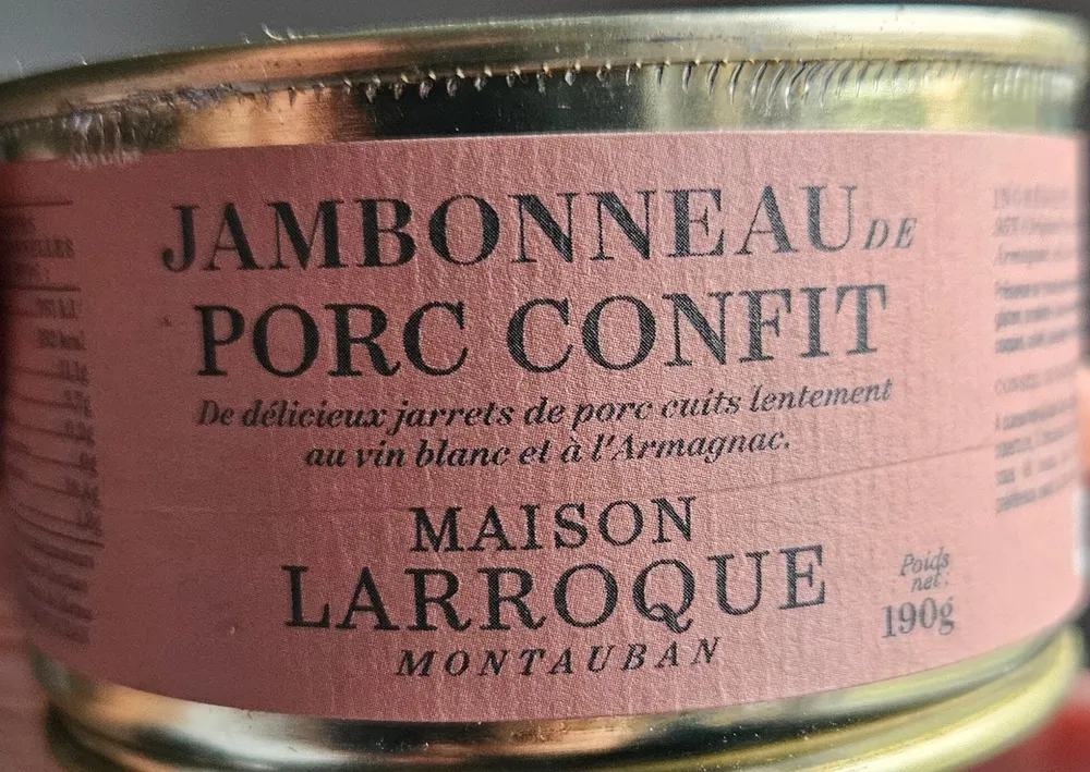 Jambonneau de porc confit
