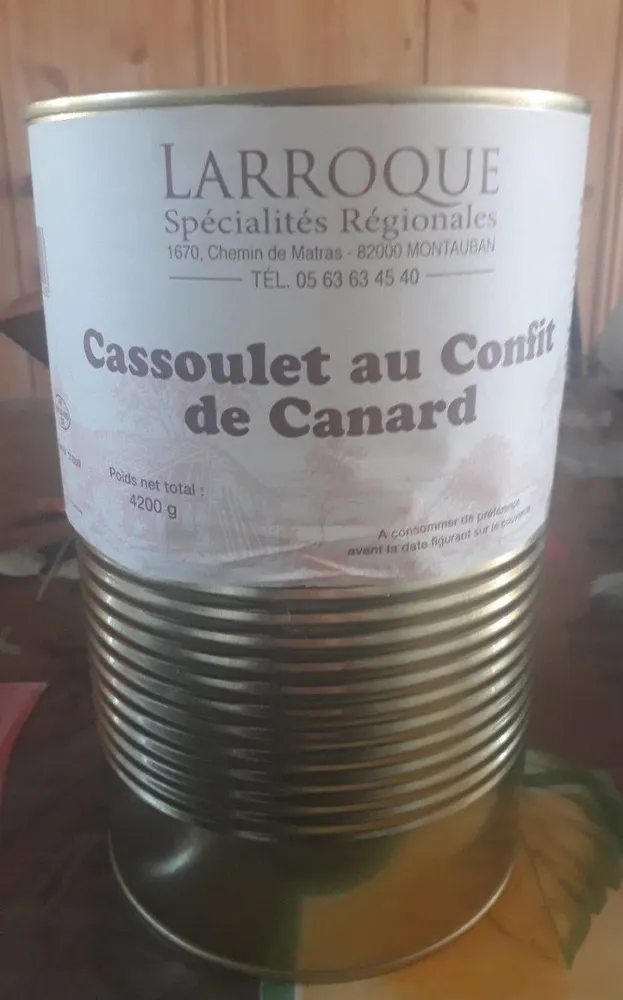 Cassoulet au confit de canard
