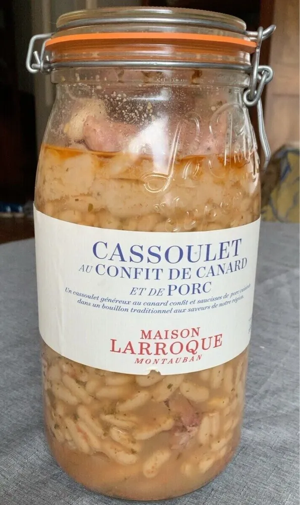 Cassoulet au confit de canard et de porc