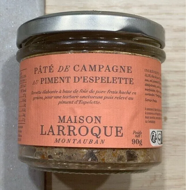 Pate d calpagne au piment d espelette