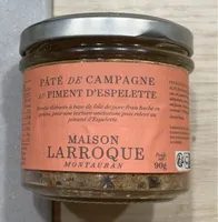 Pate d calpagne au piment d espelette
