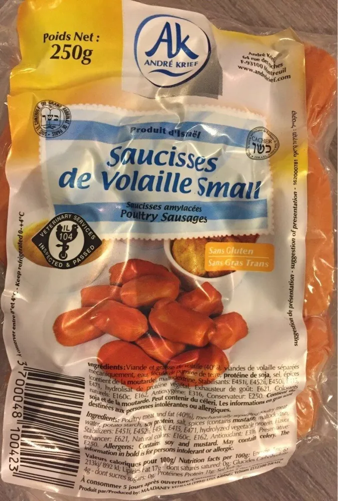 Saucisses de volaille small