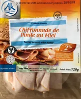 Chiffonade de dinde au miel