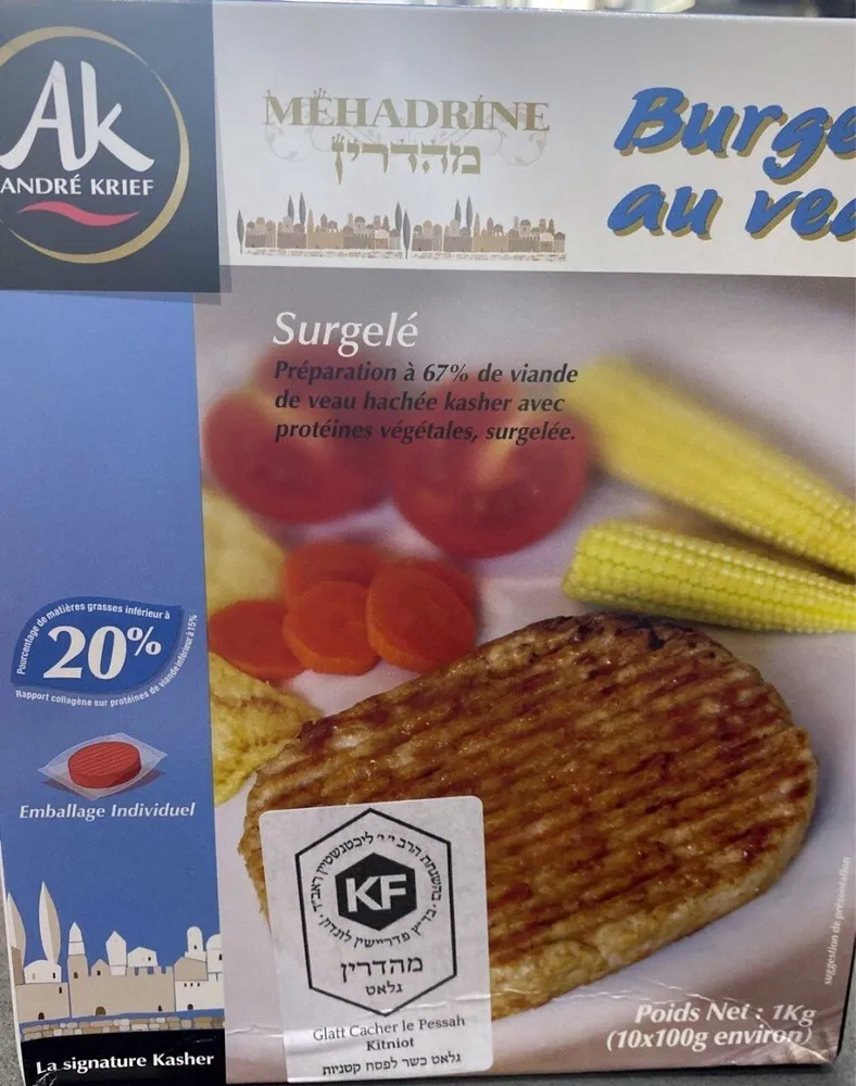 Burger au veau
