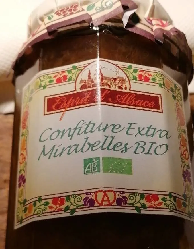 Confiture mirabelle bio