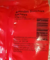 Amandes blanchis hachées